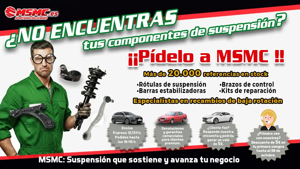 MSMC: Suspensión que Sostiene y Avanza tu Negocio 🚗